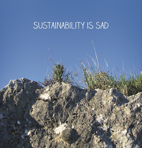 La sostenibilidad está triste
